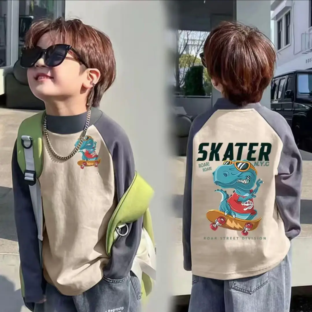 2025 Kids Long Sleeve T-Shirt with NCSMIDYN Graphic - Image 8