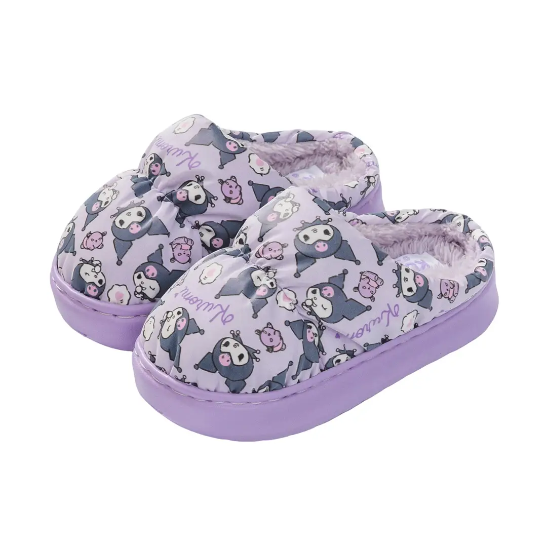 Sanrio Autumn and Winter Children's Cotton Shoes, Winter Indoor Thick-Soled Warm Soft-Soled Slippers, Waterproof Parent-Child Slippers - Image 4