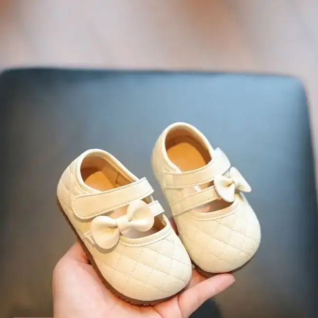 Princess Leather Baby Shoes 1-3Yr Retro Flower