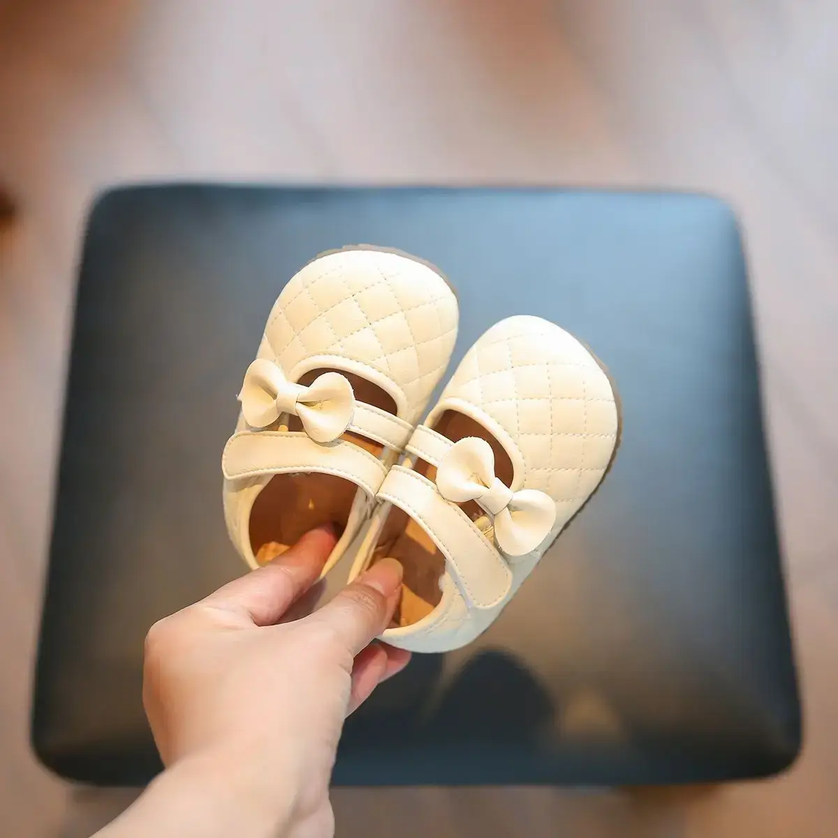 Princess Leather Baby Shoes 1-3Yr Retro Flower — feature 14