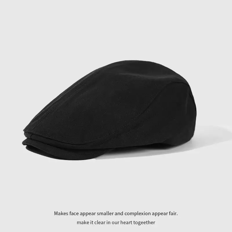 Women British Style Reversible Beret Cap Summer Forward — feature 17