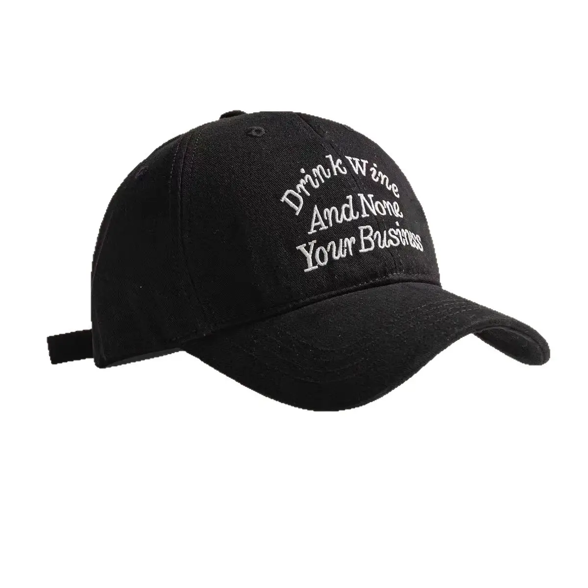 Korean Style Letter Embroidery Cap for Women - Image 11