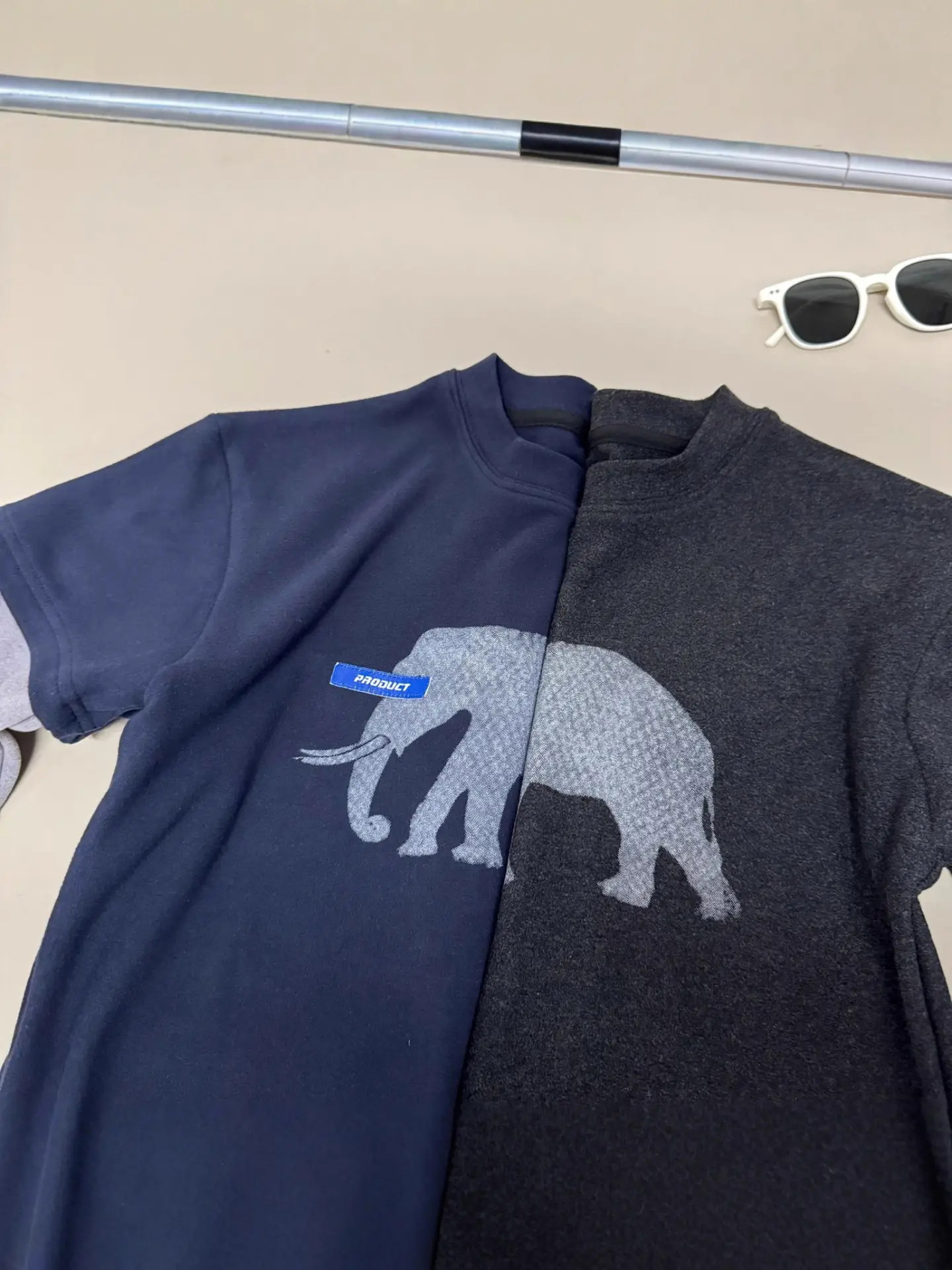 Boys Long Sleeve T-Shirt Navy Elephant Design Winter 2026 - Image 4
