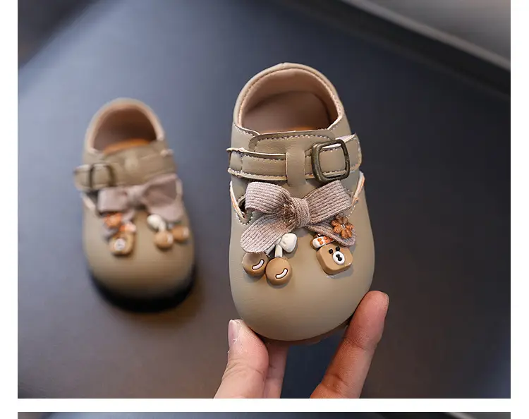 Korean Style Baby Cartoon Shoes for Girls Small Leather — feature 11