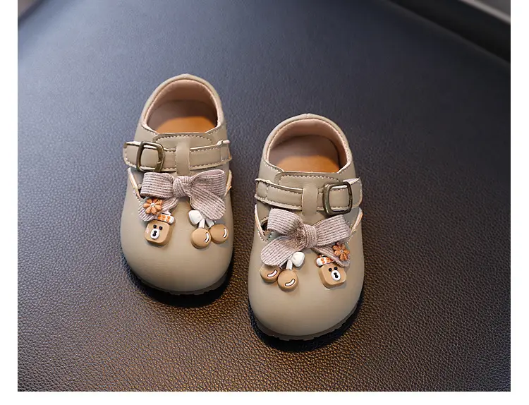 Korean Style Baby Cartoon Shoes for Girls Small Leather — feature 12