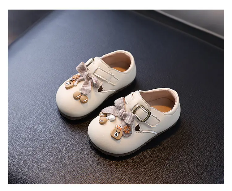 Korean Style Baby Cartoon Shoes for Girls Small Leather — feature 7