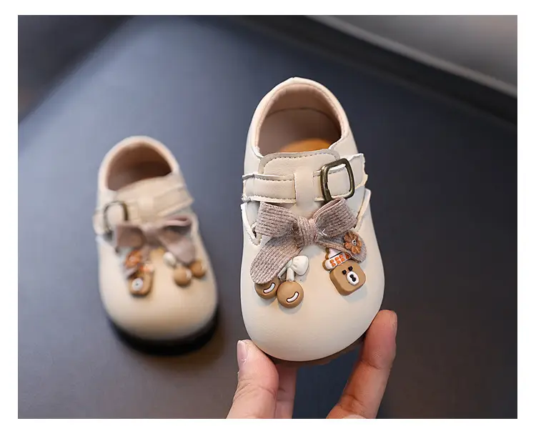 Korean Style Baby Cartoon Shoes for Girls Small Leather — feature 8