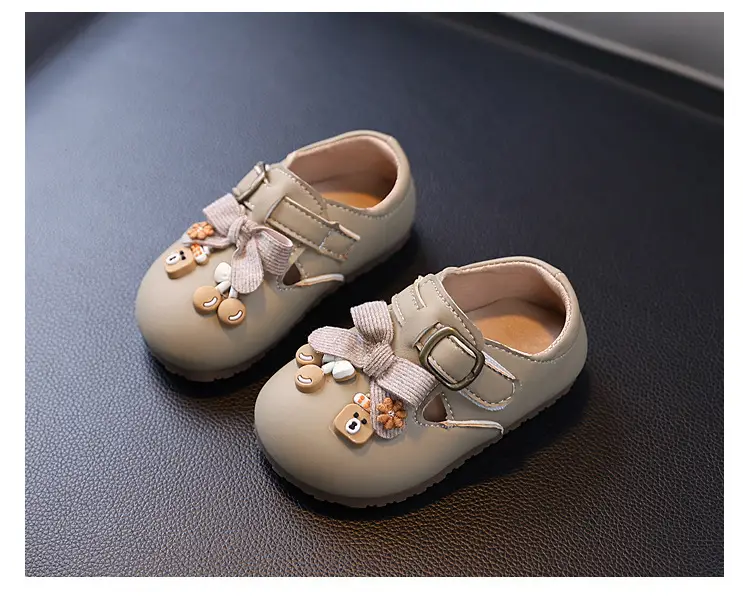 Korean Style Baby Cartoon Shoes for Girls Small Leather — feature 9