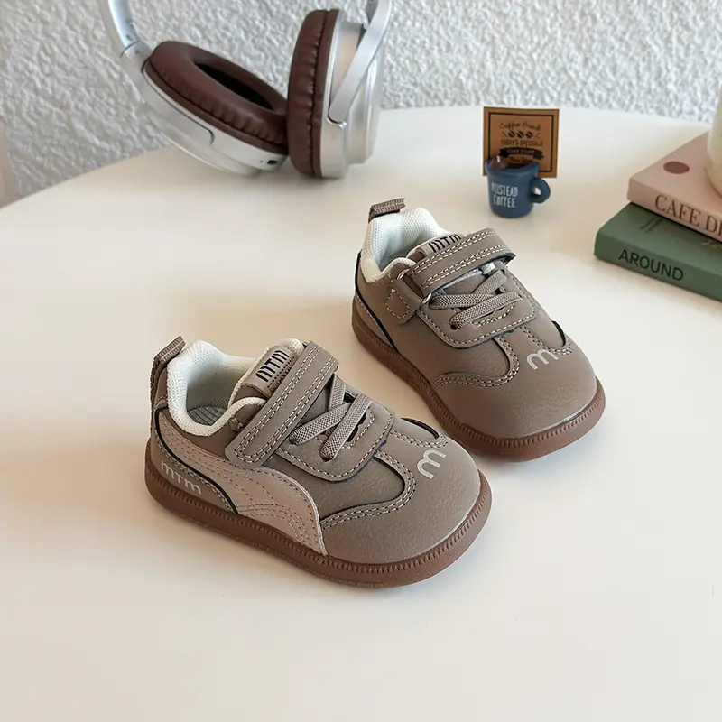 Toddler Shoes Brown Anti-Slip 0-1Yrs Spring Fall 2025