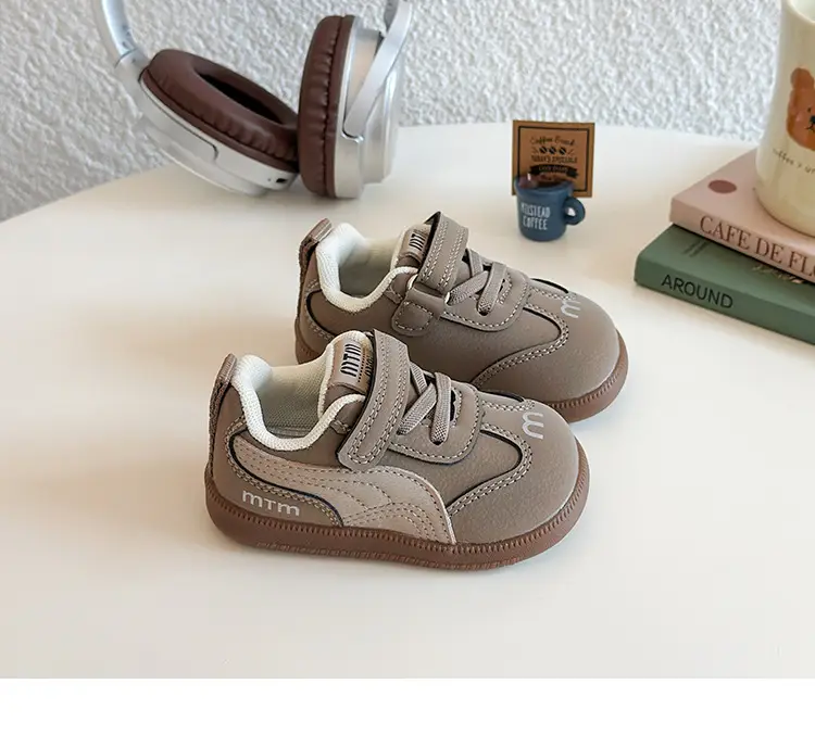 Toddler Shoes Brown Anti-Slip 0-1Yrs Spring Fall 2025 — feature 12