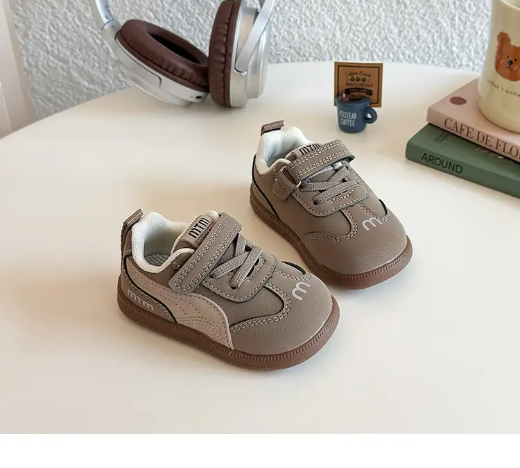 Toddler Shoes Brown Anti-Slip 0-1Yrs Spring Fall 2025 — feature 13