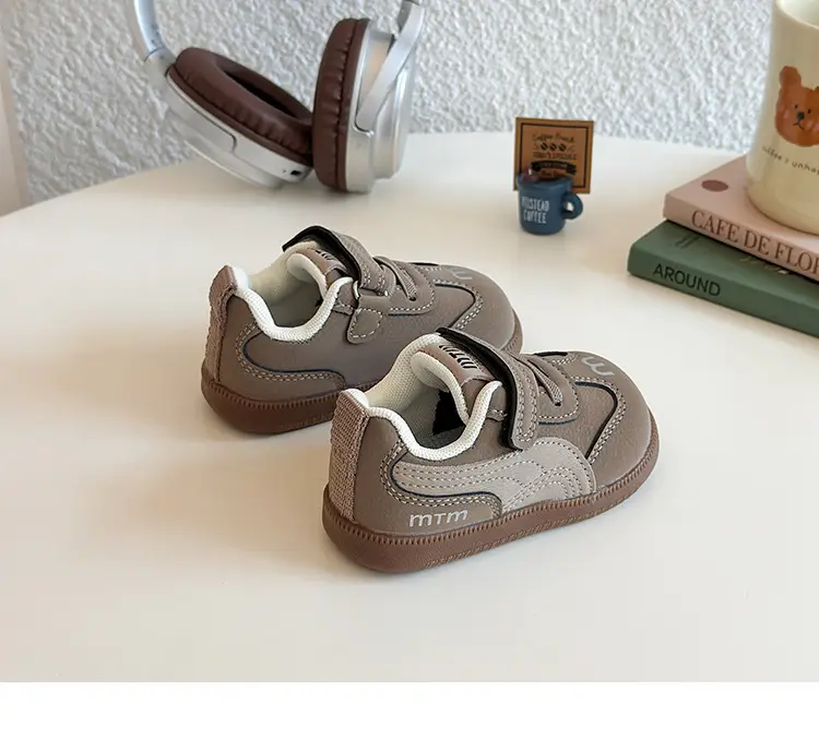Toddler Shoes Brown Anti-Slip 0-1Yrs Spring Fall 2025 — feature 14