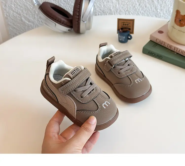 Toddler Shoes Brown Anti-Slip 0-1Yrs Spring Fall 2025 — feature 15