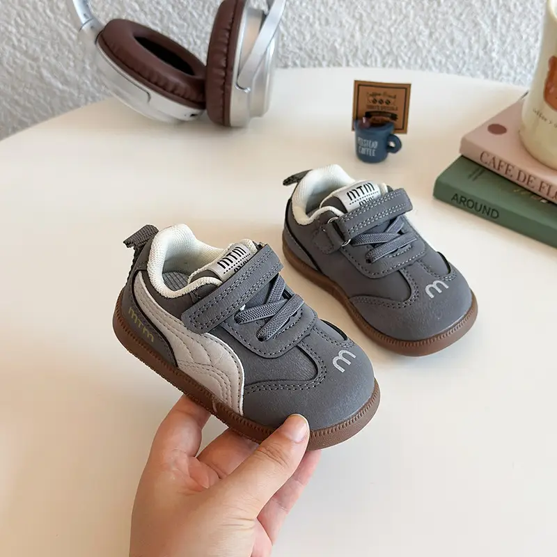 Toddler Shoes Brown Anti-Slip 0-1Yrs Spring Fall 2025
