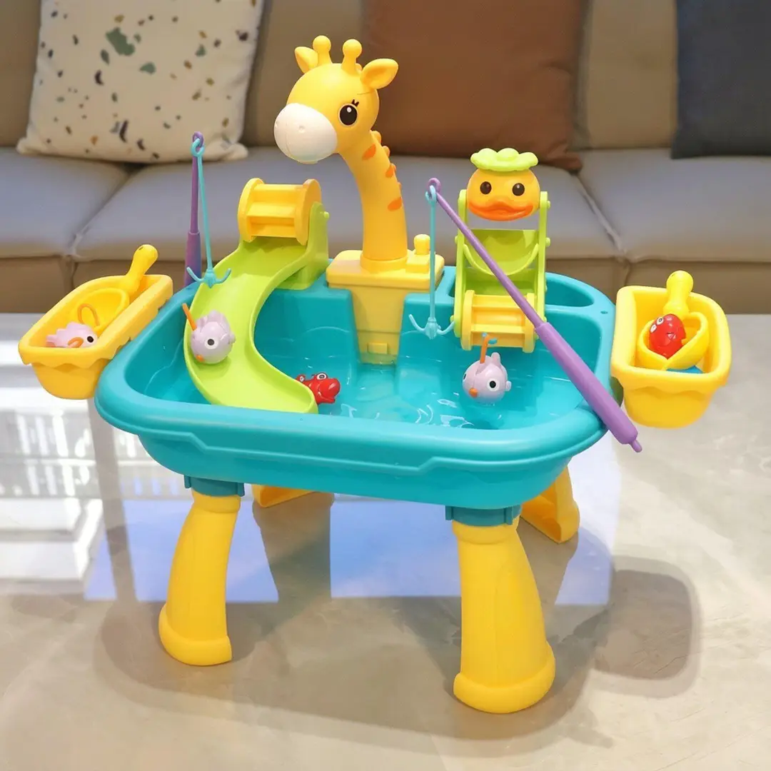 2026 New Indoor Children's Water Park Baby Water Toys Boys' Toys Fishing Table Game Pool