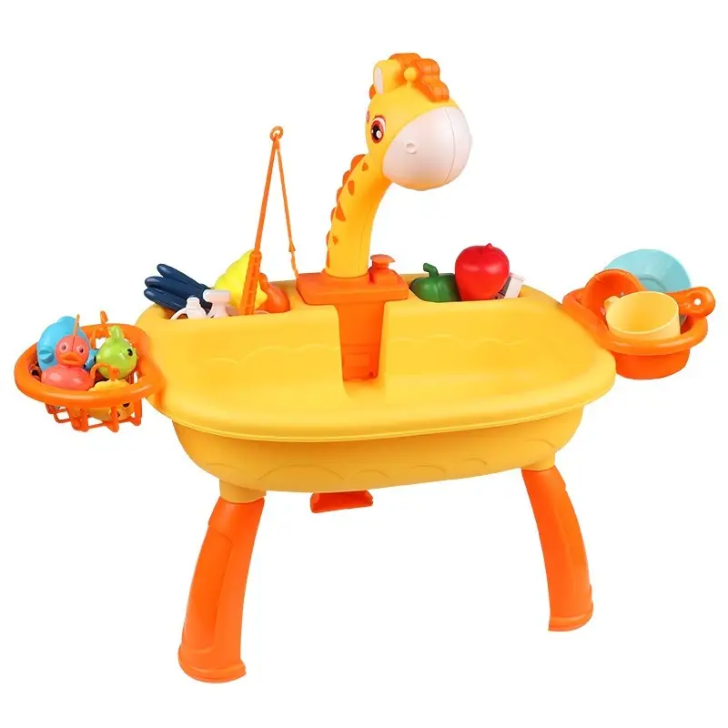 2026 New Indoor Children's Water Park Baby Water Toys Boys' Toys Fishing Table Game Pool