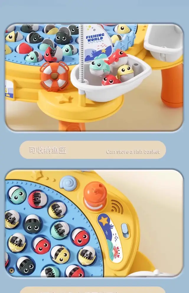 2026 New Indoor Children's Water Park Baby Water Toys Boys' Toys Fishing Table Game Pool — feature 14