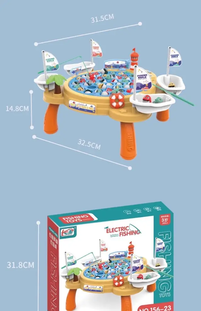 2026 New Indoor Children's Water Park Baby Water Toys Boys' Toys Fishing Table Game Pool — feature 18