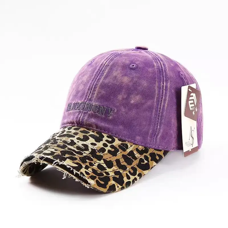 Retro Leopard Print Baseball Cap for Women - Image 9
