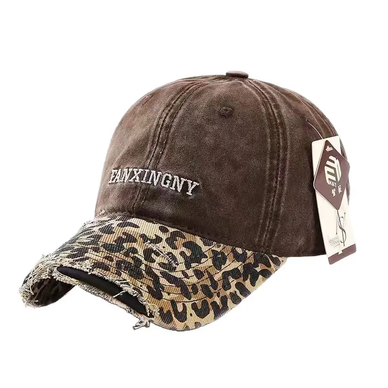 Retro Leopard Print Baseball Cap for Women - Image 10