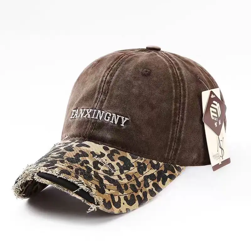 Retro Leopard Print Baseball Cap for Women - Image 3