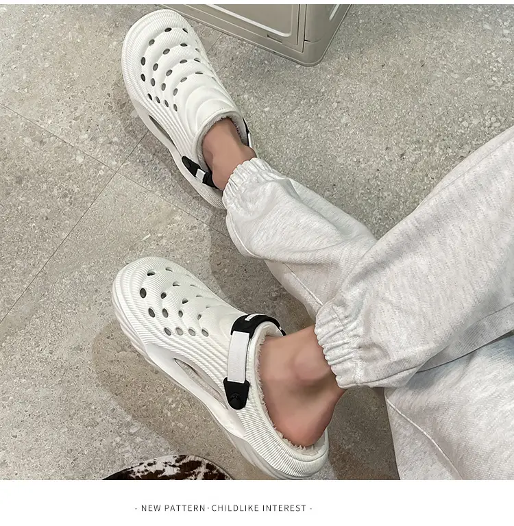 Cross-Border Eva Cotton Slippers for Men in Autumn and Winter, Warm Home Use, Non-Slip Bag and Two-Wear Cotton Shoes for Women, Wholesale — feature 17
