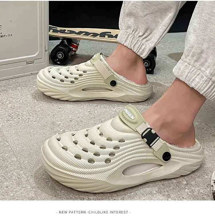 Cross-Border Eva Cotton Slippers for Men in Autumn and Winter, Warm Home Use, Non-Slip Bag and Two-Wear Cotton Shoes for Women, Wholesale — feature 21