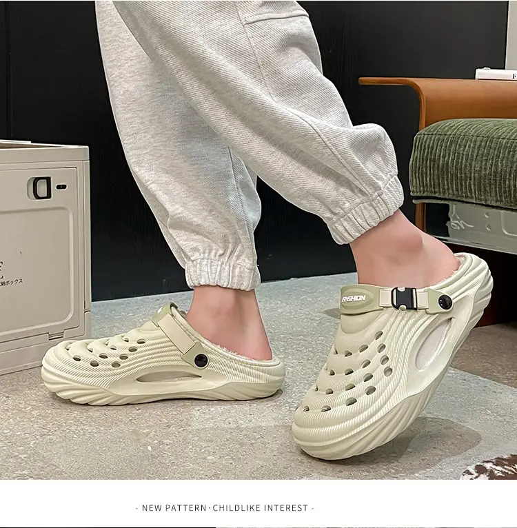 Cross-Border Eva Cotton Slippers for Men in Autumn and Winter, Warm Home Use, Non-Slip Bag and Two-Wear Cotton Shoes for Women, Wholesale — feature 22