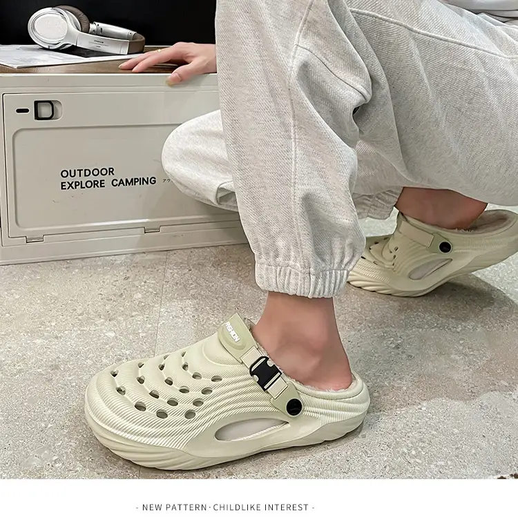 Cross-Border Eva Cotton Slippers for Men in Autumn and Winter, Warm Home Use, Non-Slip Bag and Two-Wear Cotton Shoes for Women, Wholesale — feature 23