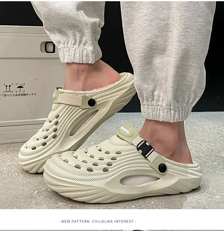 Cross-Border Eva Cotton Slippers for Men in Autumn and Winter, Warm Home Use, Non-Slip Bag and Two-Wear Cotton Shoes for Women, Wholesale — feature 24