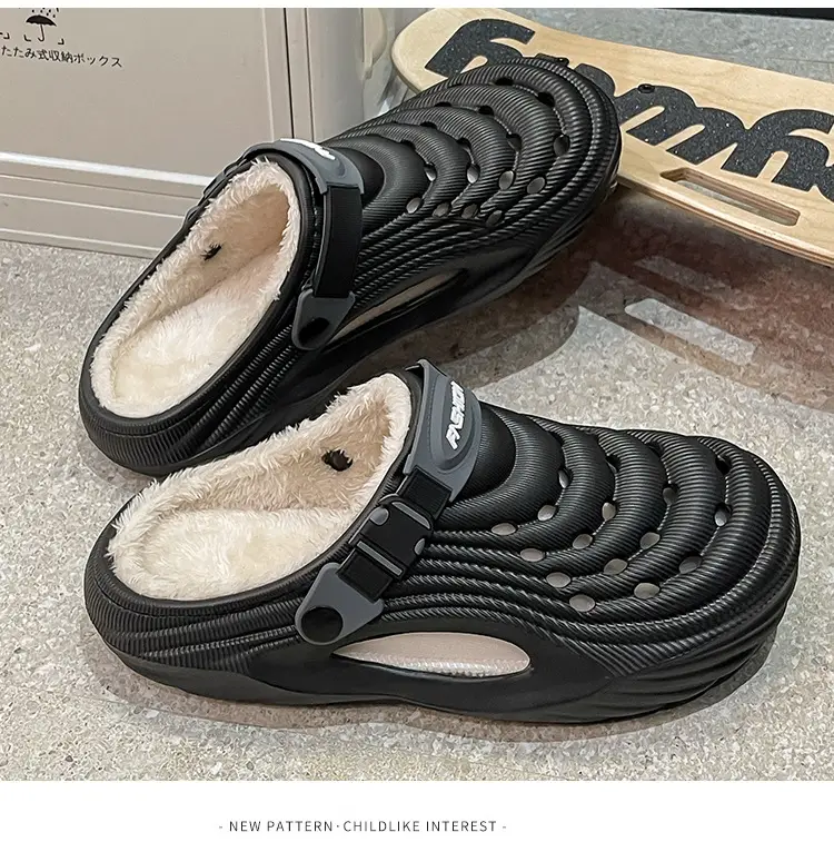 Cross-Border Eva Cotton Slippers for Men in Autumn and Winter, Warm Home Use, Non-Slip Bag and Two-Wear Cotton Shoes for Women, Wholesale — feature 26