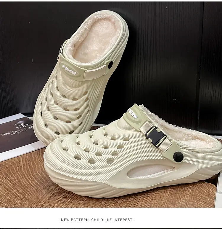 Cross-Border Eva Cotton Slippers for Men in Autumn and Winter, Warm Home Use, Non-Slip Bag and Two-Wear Cotton Shoes for Women, Wholesale — feature 27