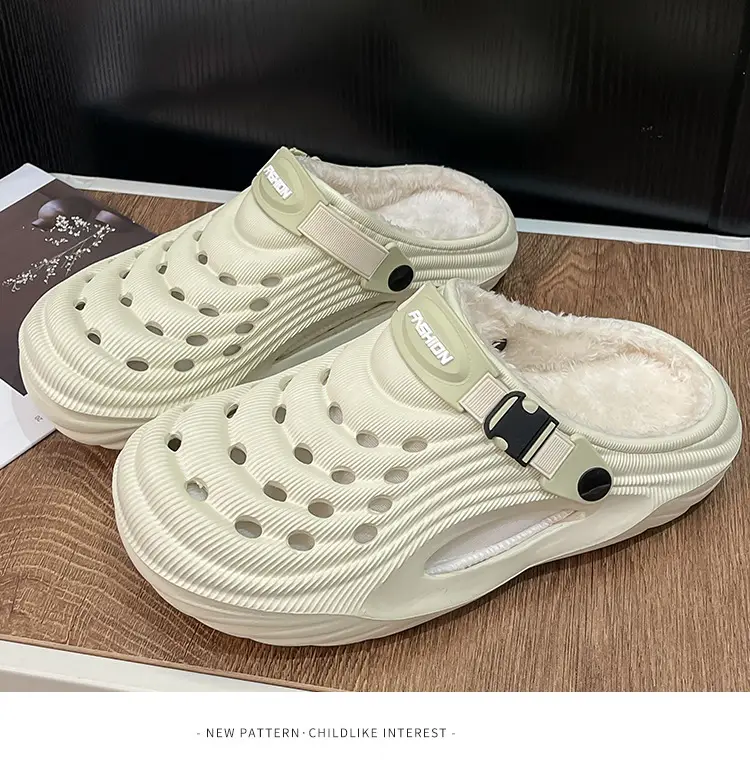 Cross-Border Eva Cotton Slippers for Men in Autumn and Winter, Warm Home Use, Non-Slip Bag and Two-Wear Cotton Shoes for Women, Wholesale — feature 28