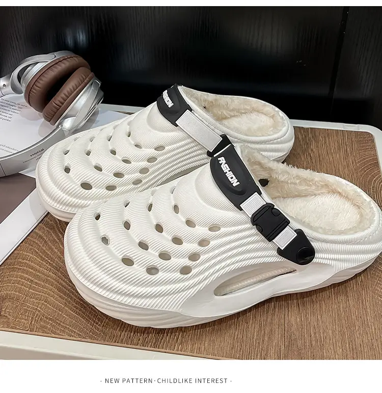 Cross-Border Eva Cotton Slippers for Men in Autumn and Winter, Warm Home Use, Non-Slip Bag and Two-Wear Cotton Shoes for Women, Wholesale — feature 30