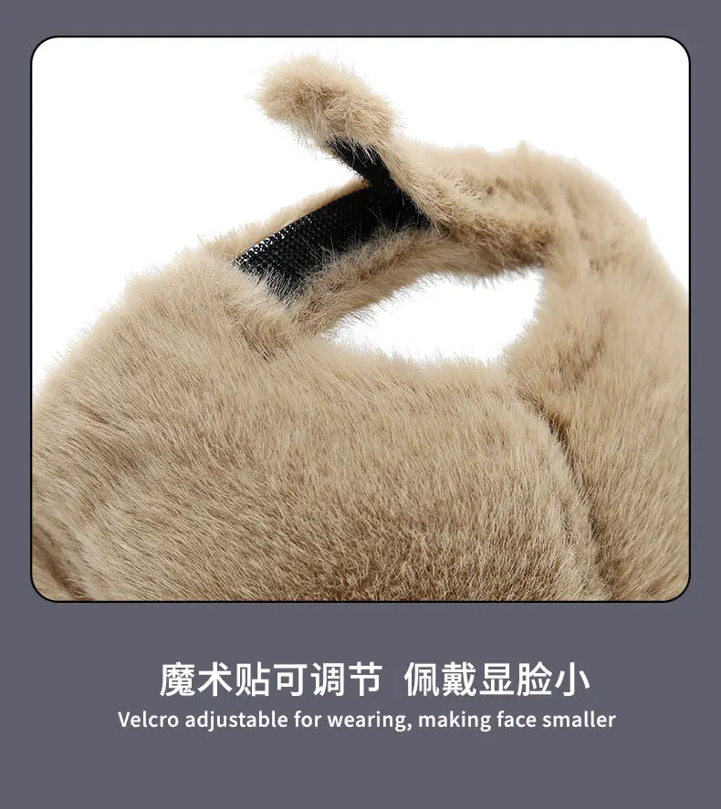 Thickened Plush Baseball Cap for Men Women Winter Use — feature 15