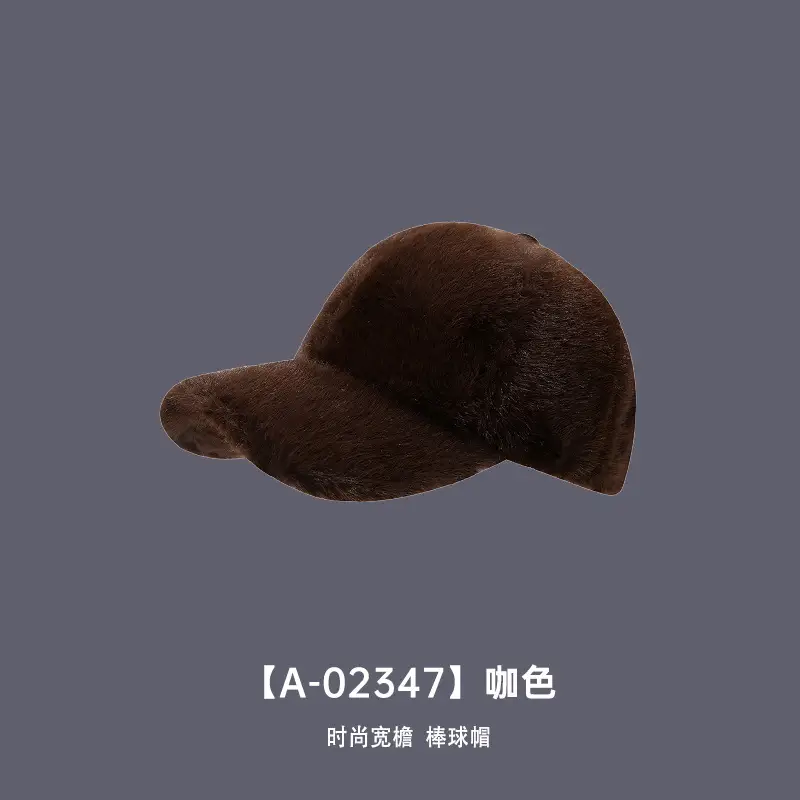 Thickened Plush Baseball Cap for Men Women Winter Use - Image 5