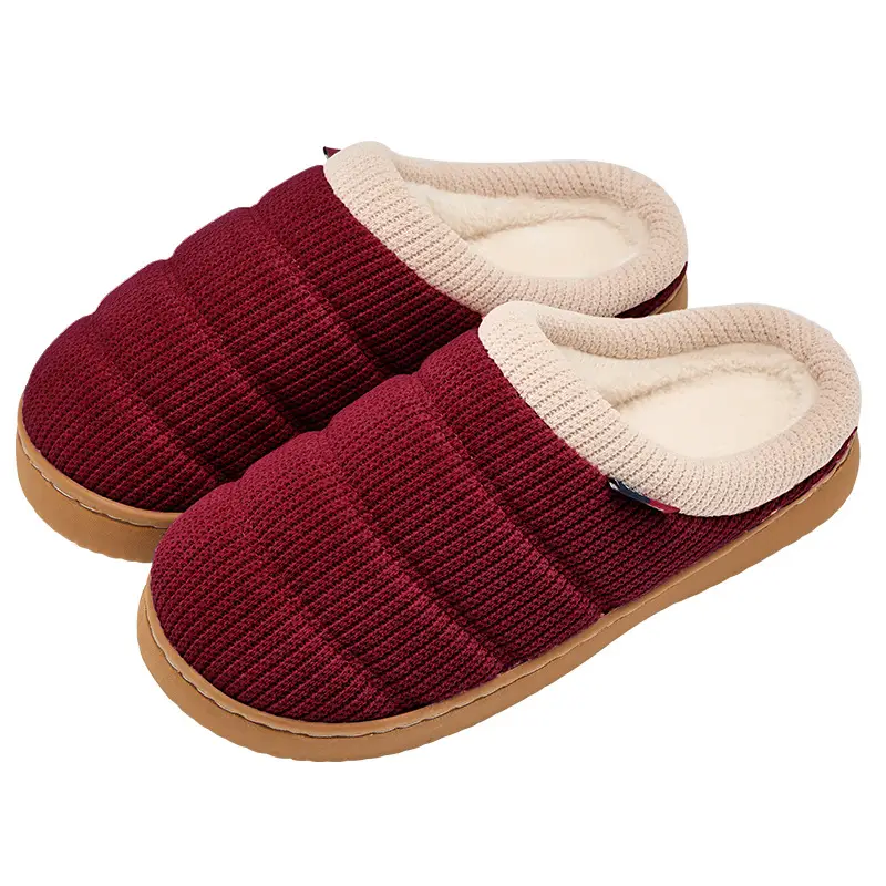 Elderly Cotton Slippers Warm Non-Slip Winter - Image 8