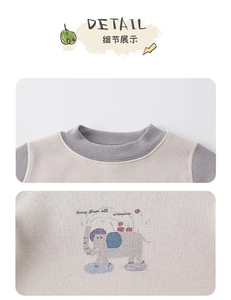 Baby Velvet Cartoon Shirt Winter Warm Long Sleeve — feature 8