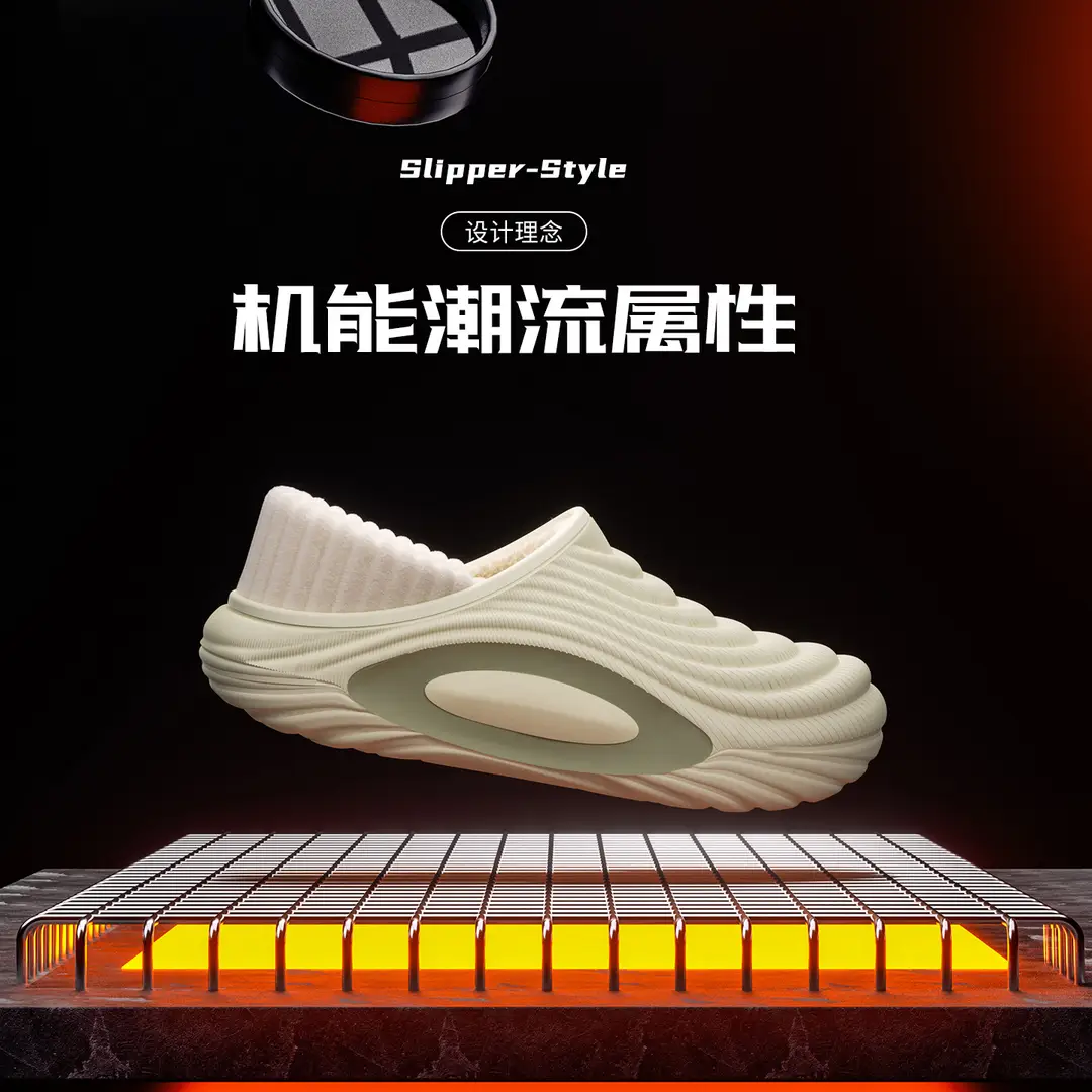 Waterproof Cotton Slippers for Men, Autumn and Winter 2026 New Model, Non-Slip Home Cotton Shoes with Thick Soles, Suitable for Outdoor Wear, Cotton Slippers for Women - Image 8