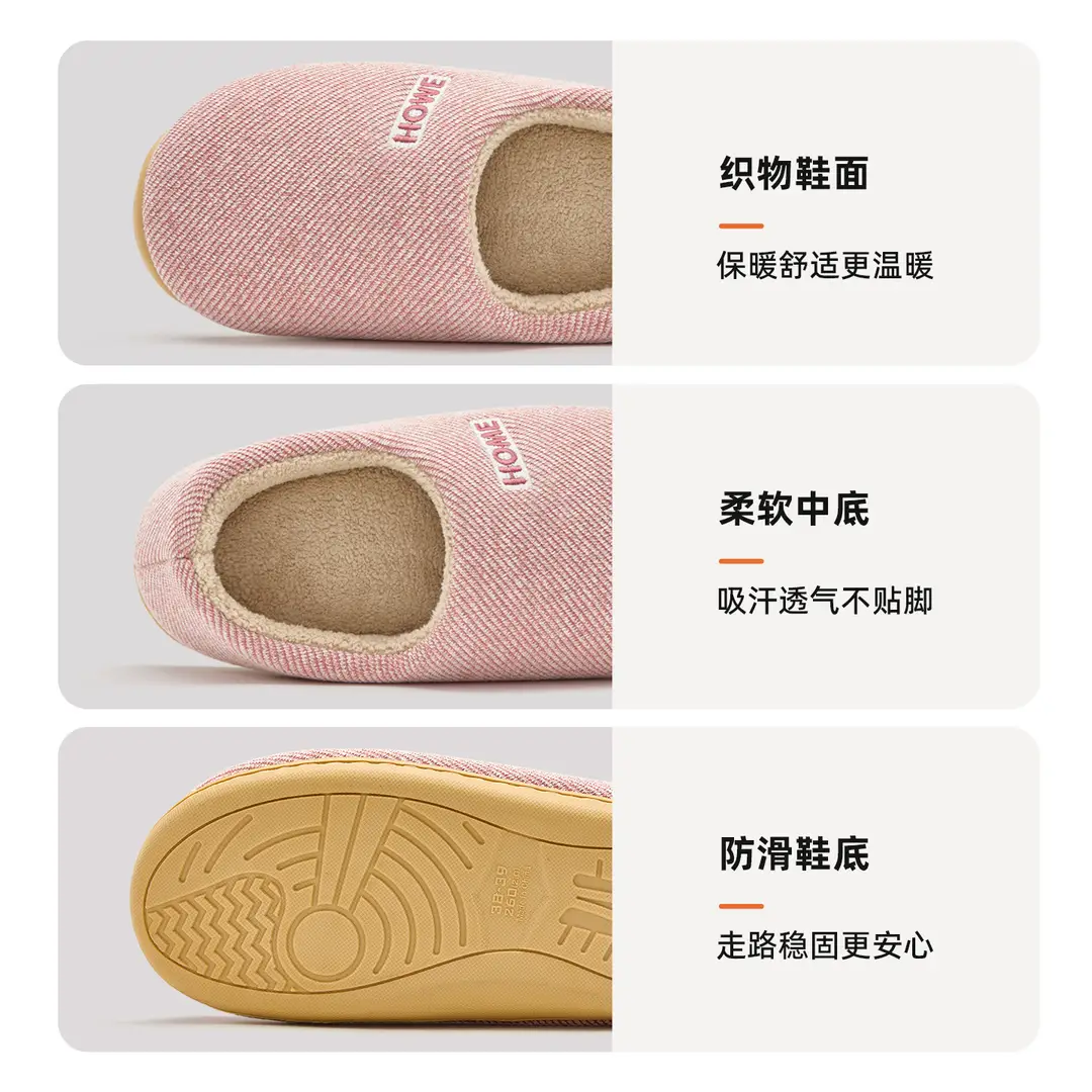 Lidani Elderly Cotton Slippers for Women, Non-Slip 2025 New Model, Indoor Home Warm Plush Closed-Back Cotton Shoes for Men, Winter - Image 6