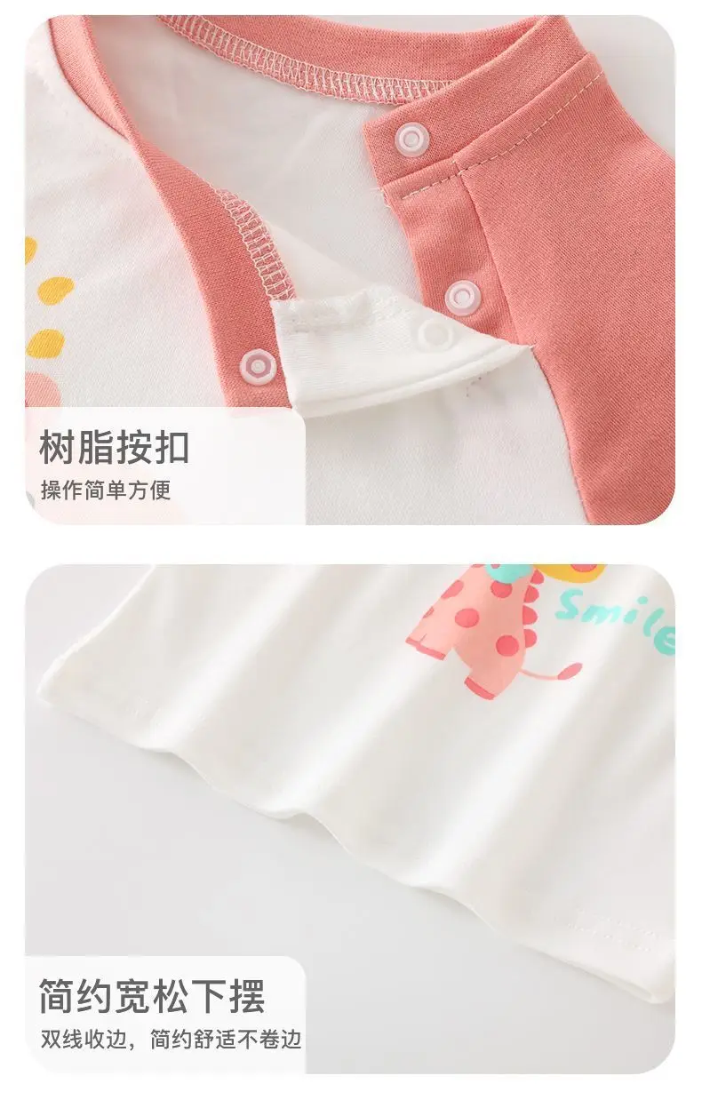 Children's Pure Cotton Long Sleeve T-Shirt White Pink Birthday Baby Design — feature 13