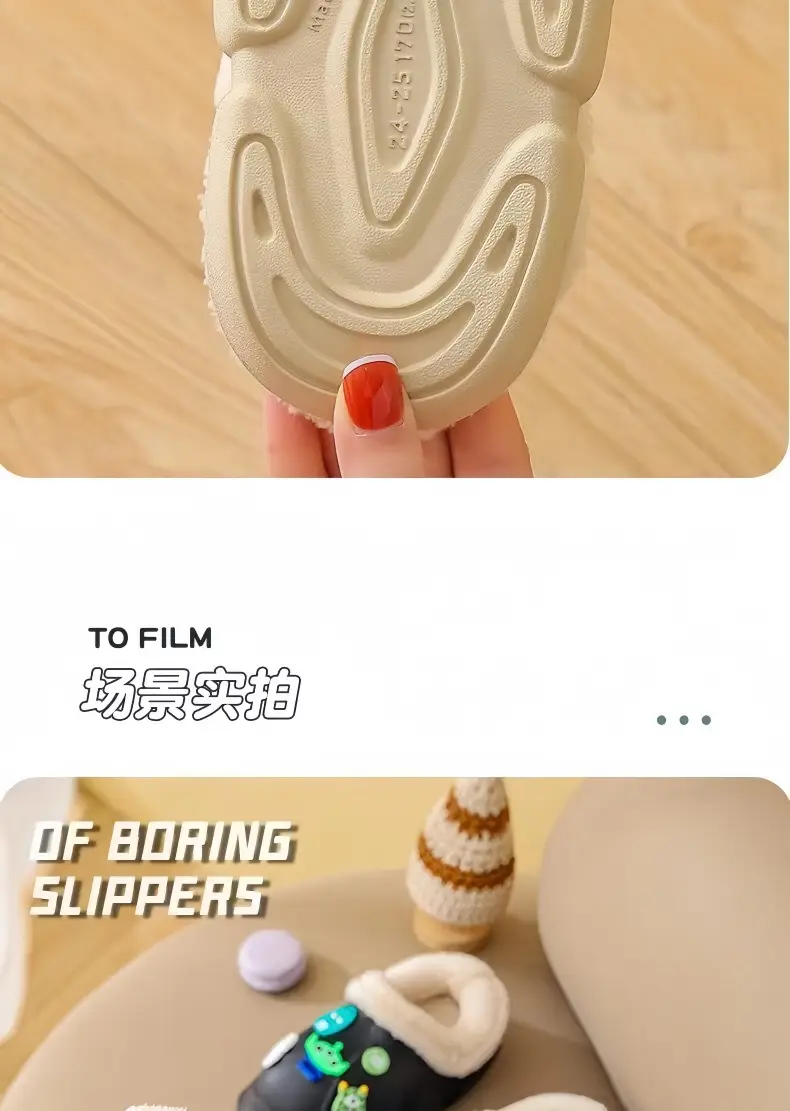 Children Cotton Slippers Waterproof Anti-Slip 2025 — feature 11