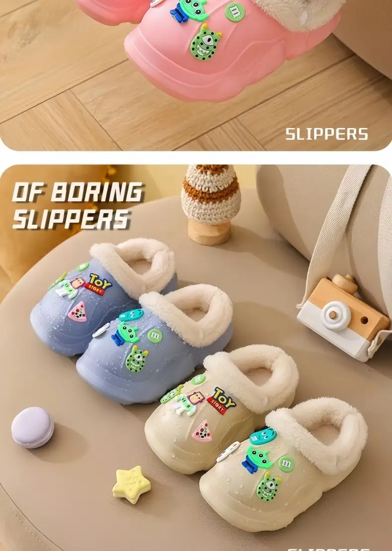 Children Cotton Slippers Waterproof Anti-Slip 2025 — feature 13