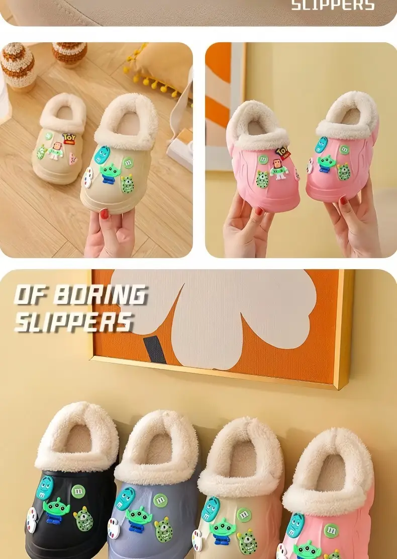 Children Cotton Slippers Waterproof Anti-Slip 2025 — feature 14