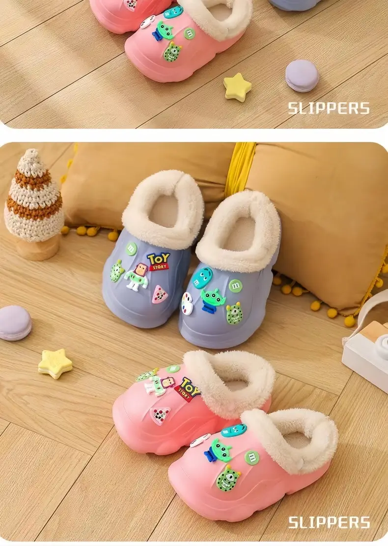Children Cotton Slippers Waterproof Anti-Slip 2025 — feature 17