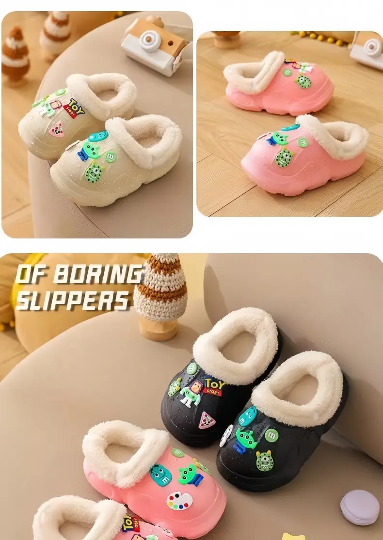 Children Cotton Slippers Waterproof Anti-Slip 2025 — feature 18
