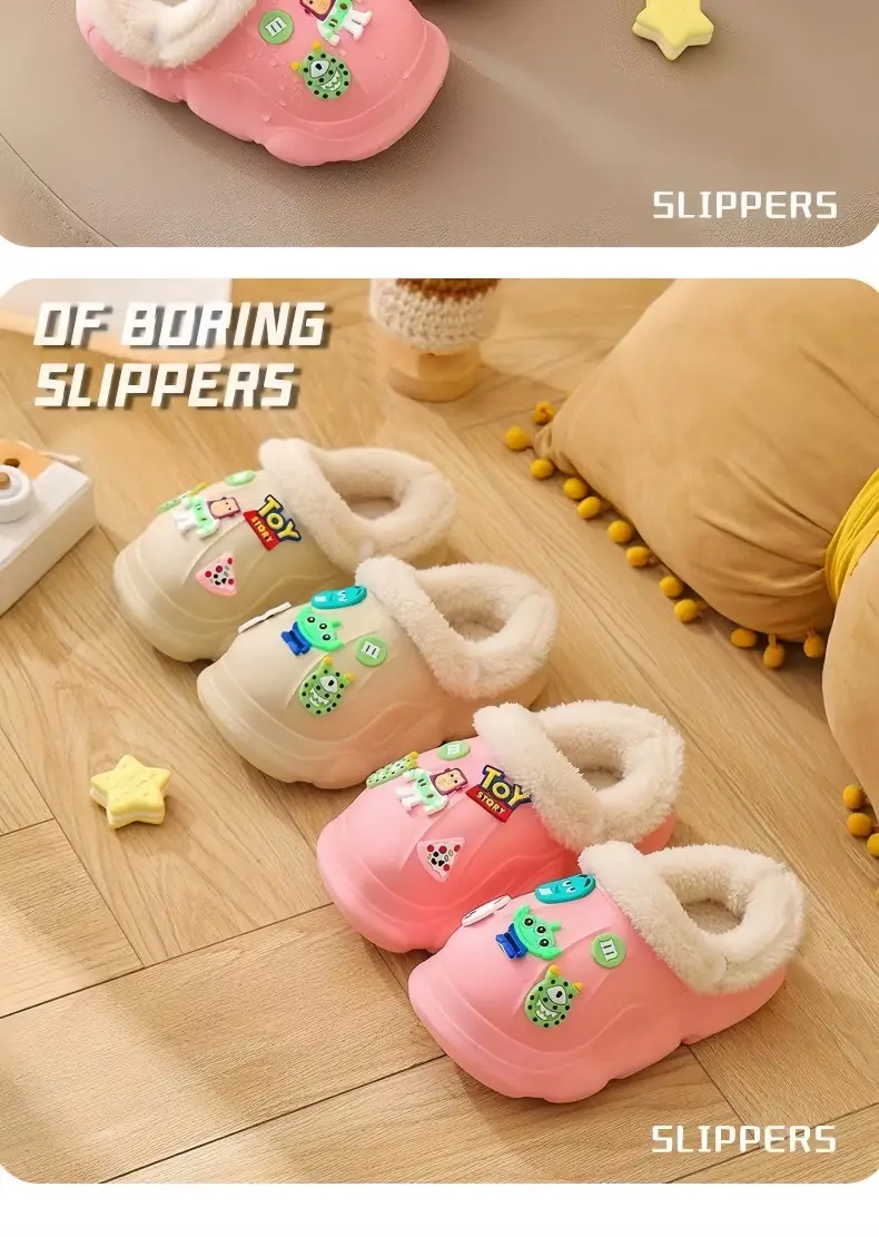 Children Cotton Slippers Waterproof Anti-Slip 2025 — feature 19