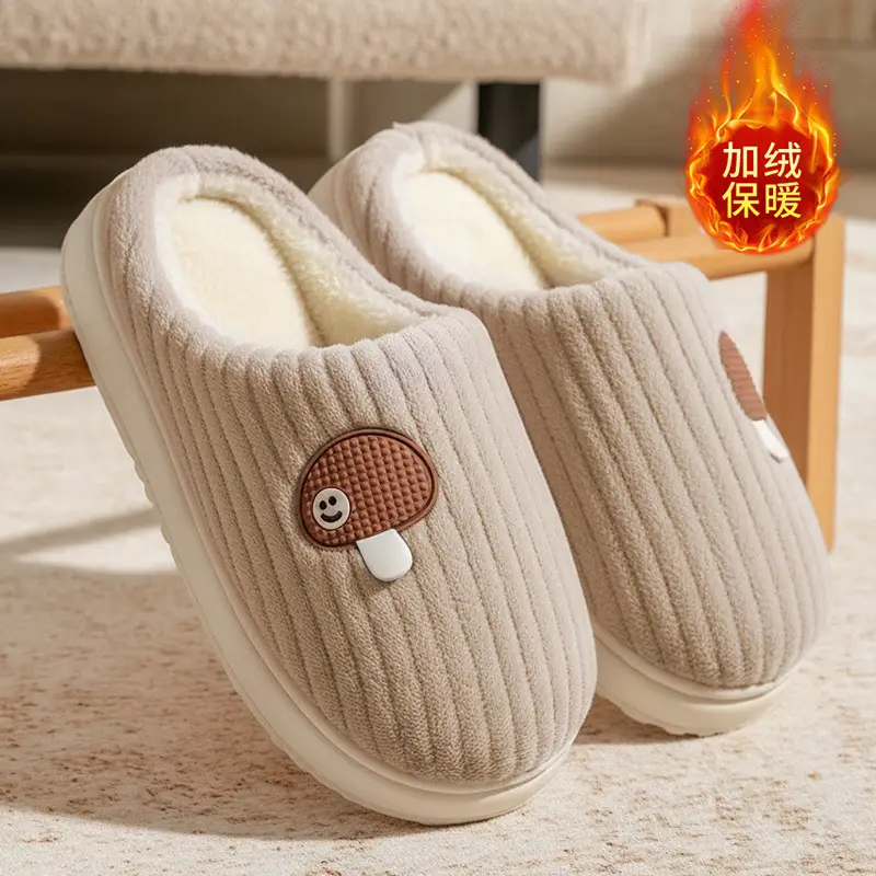 Women Cotton Warm Slippers Winter 2025 - Image 2