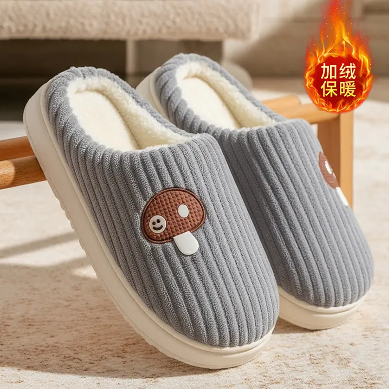Women Cotton Warm Slippers Winter 2025 - Image 3