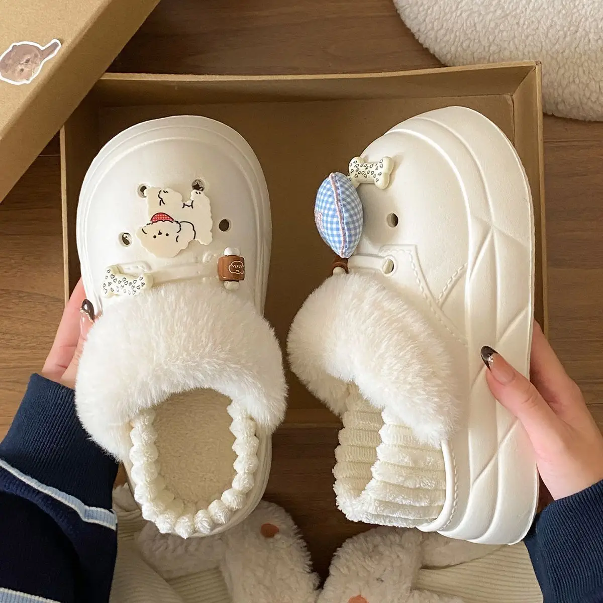 Winter Warm Eva-Soled Shoes for Women with High Arch Support — feature 39